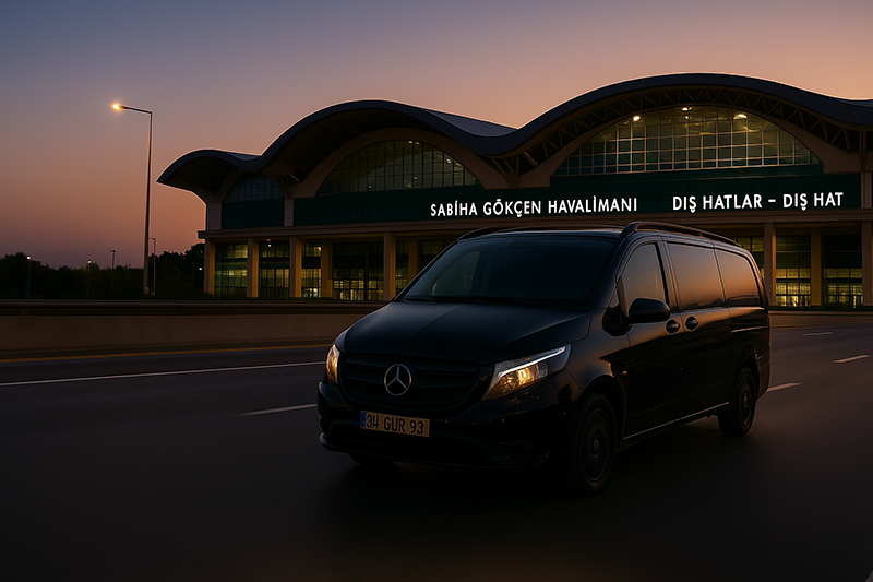 Transportpreise vom Flughafen Sabiha Gökçen nach Taksim